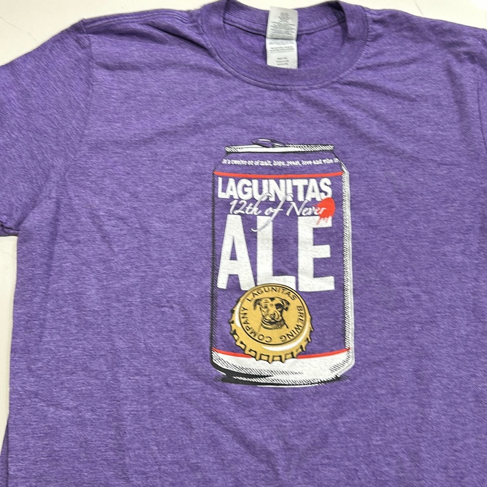 Medium T-shirt,soft spun, Lagunitas brewing Company, new without tags
